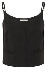 My Essential Wardrobe Reece Strap Vest Black