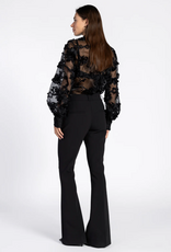 Aaiko Lucia Flower Top Black