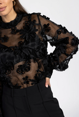 Aaiko Lucia Flower Top Black