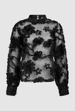 Aaiko Lucia Flower Top Black