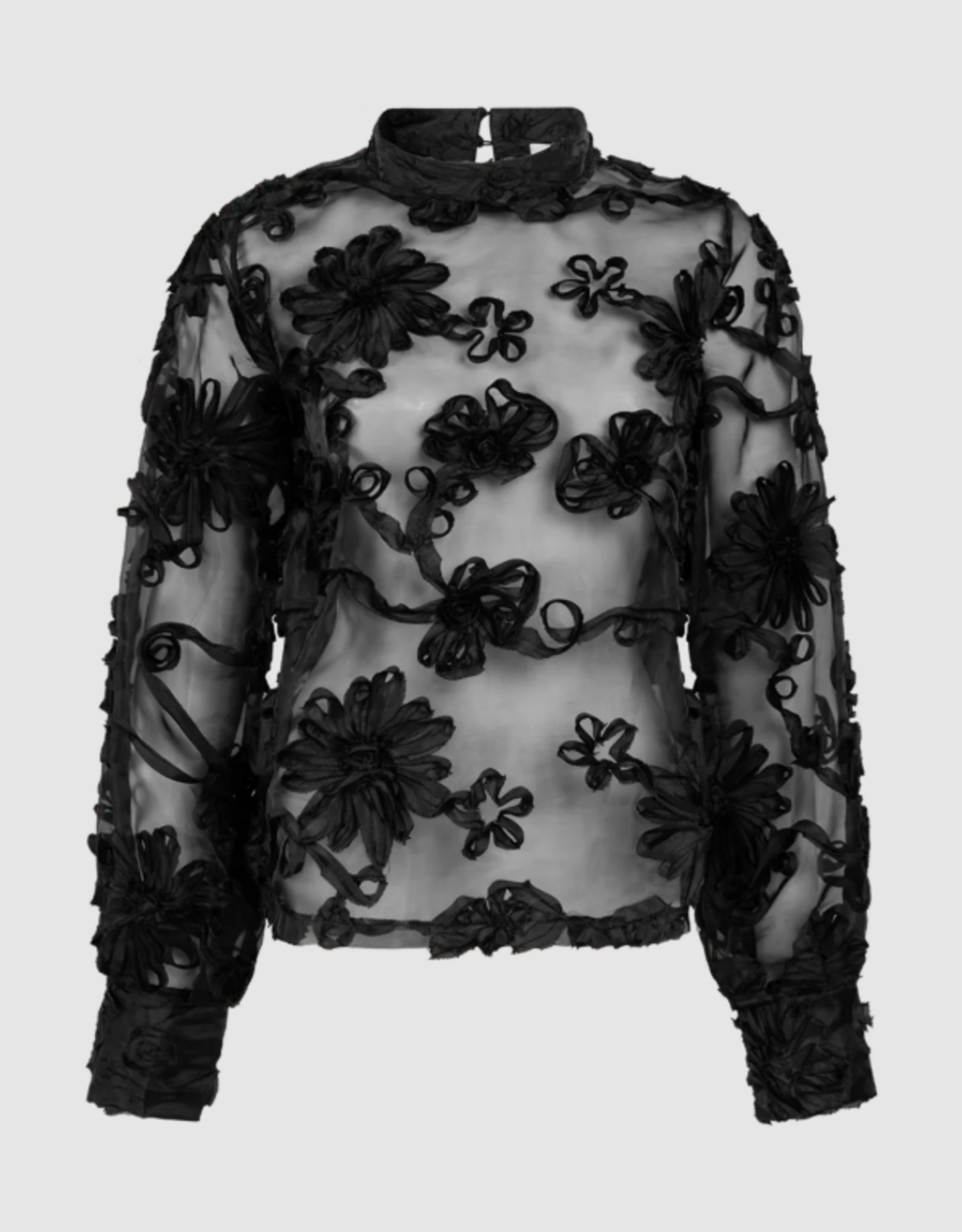 Aaiko Lucia Flower Top Black