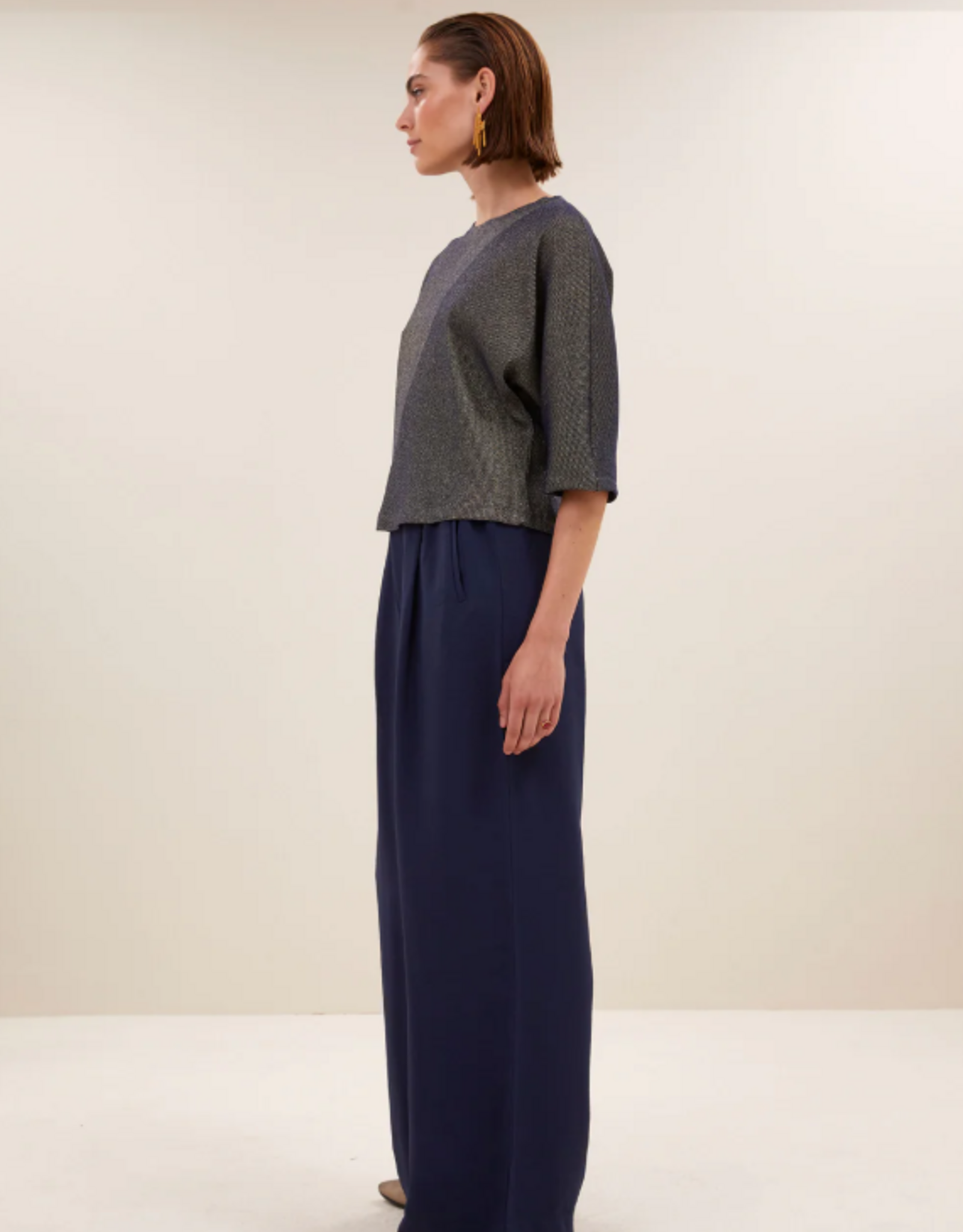 By Bar Kae Sparkle Top Gold