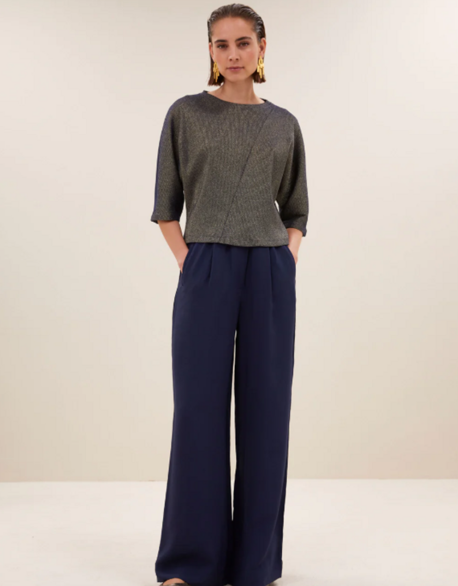 By Bar Kae Sparkle Top Gold