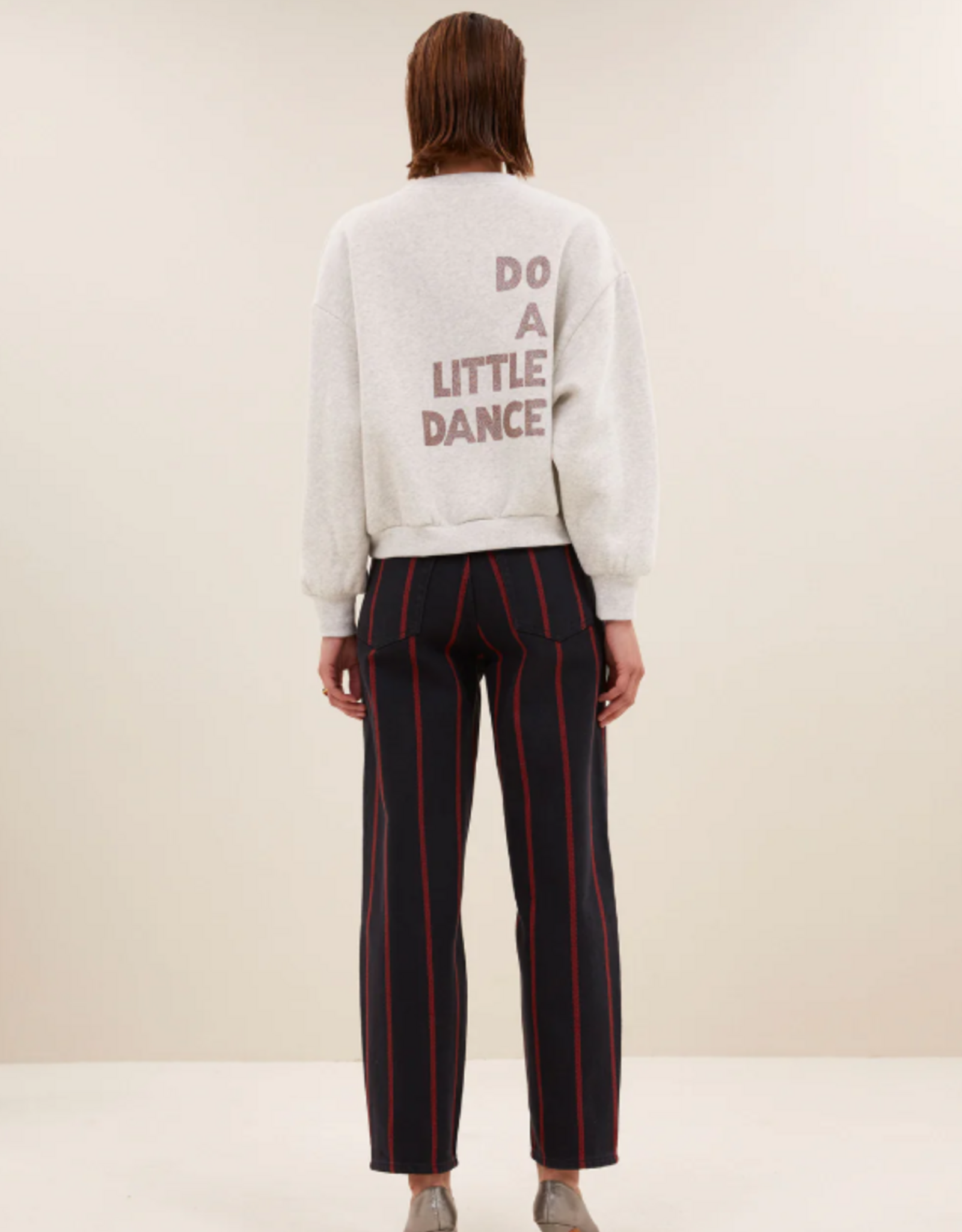 By Bar Bibi Dance Sweater Light Grey Melee