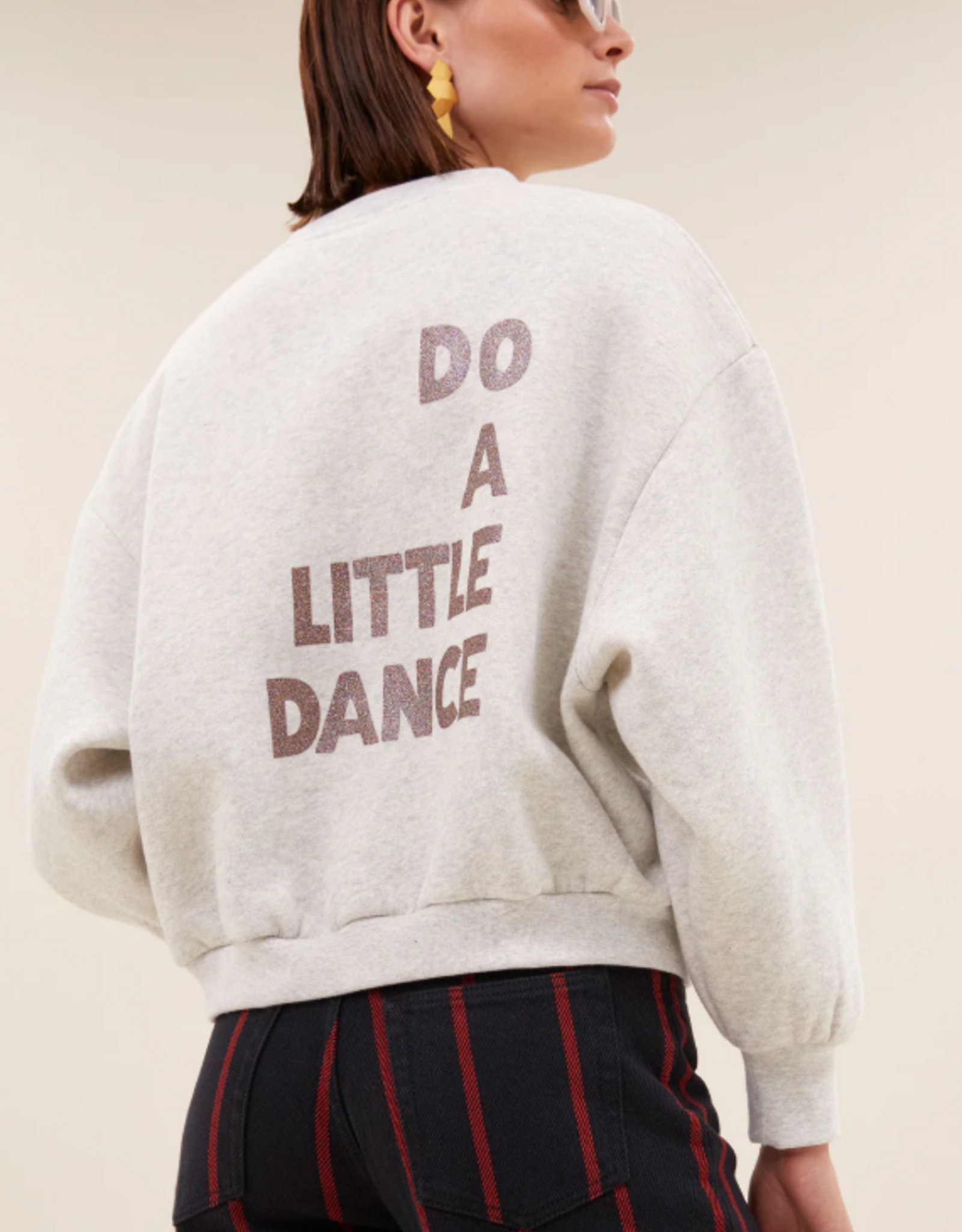 By Bar Bibi Dance Sweater Light Grey Melee
