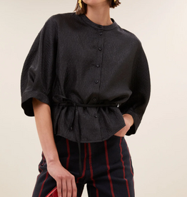 By Bar Christi Bubble Blouse Black