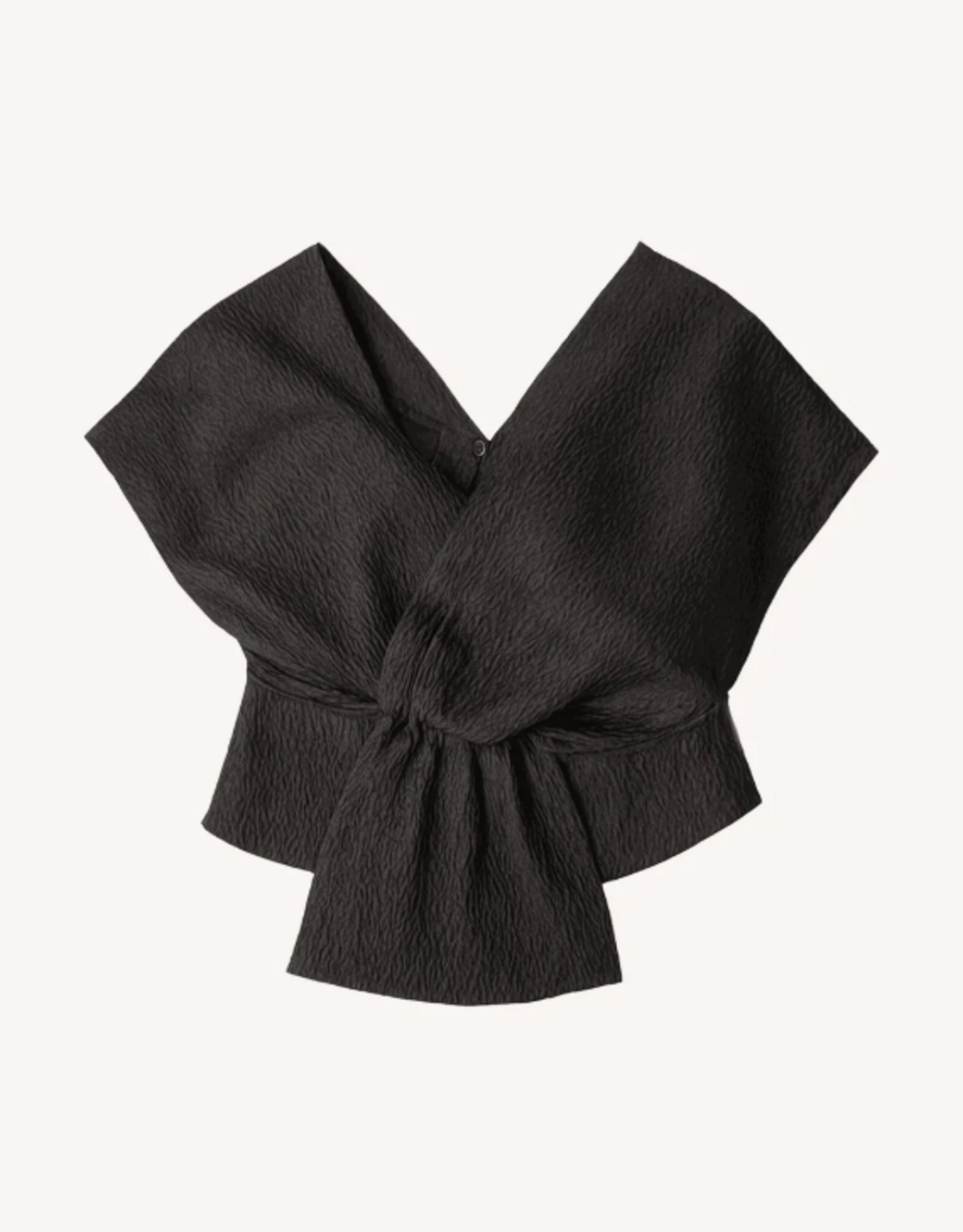 By Bar Simone Bubble Top Jet Black