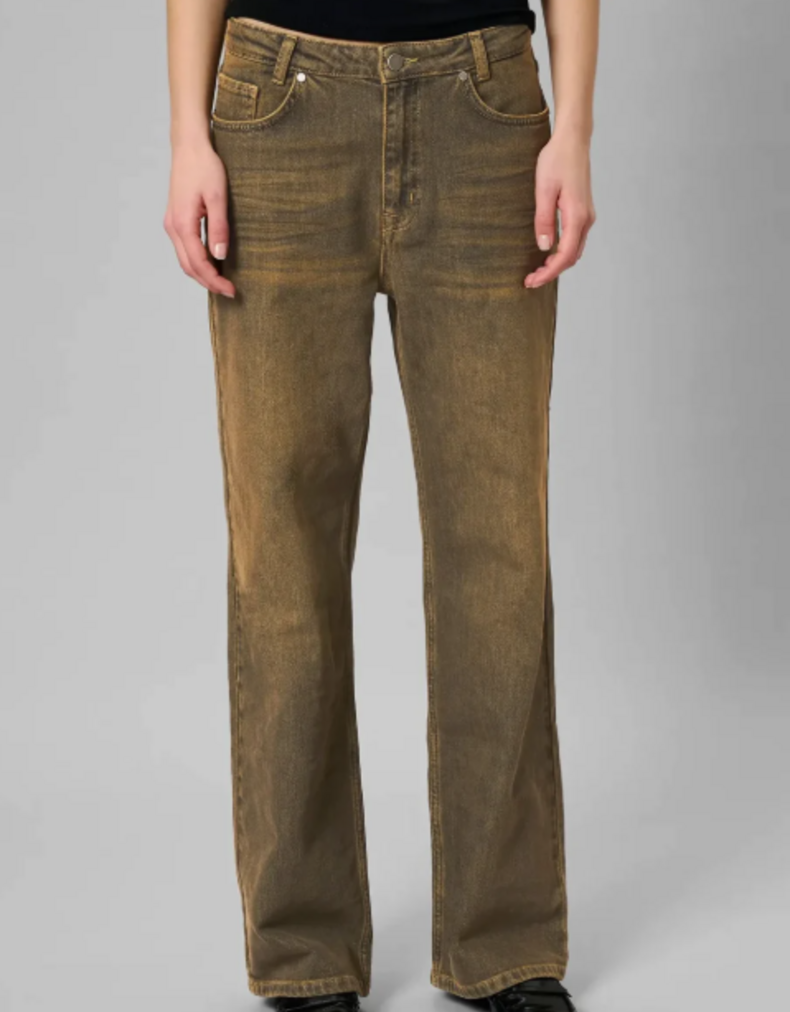 My Essential Wardrobe Louis 139 High Wide Amber Retro L32