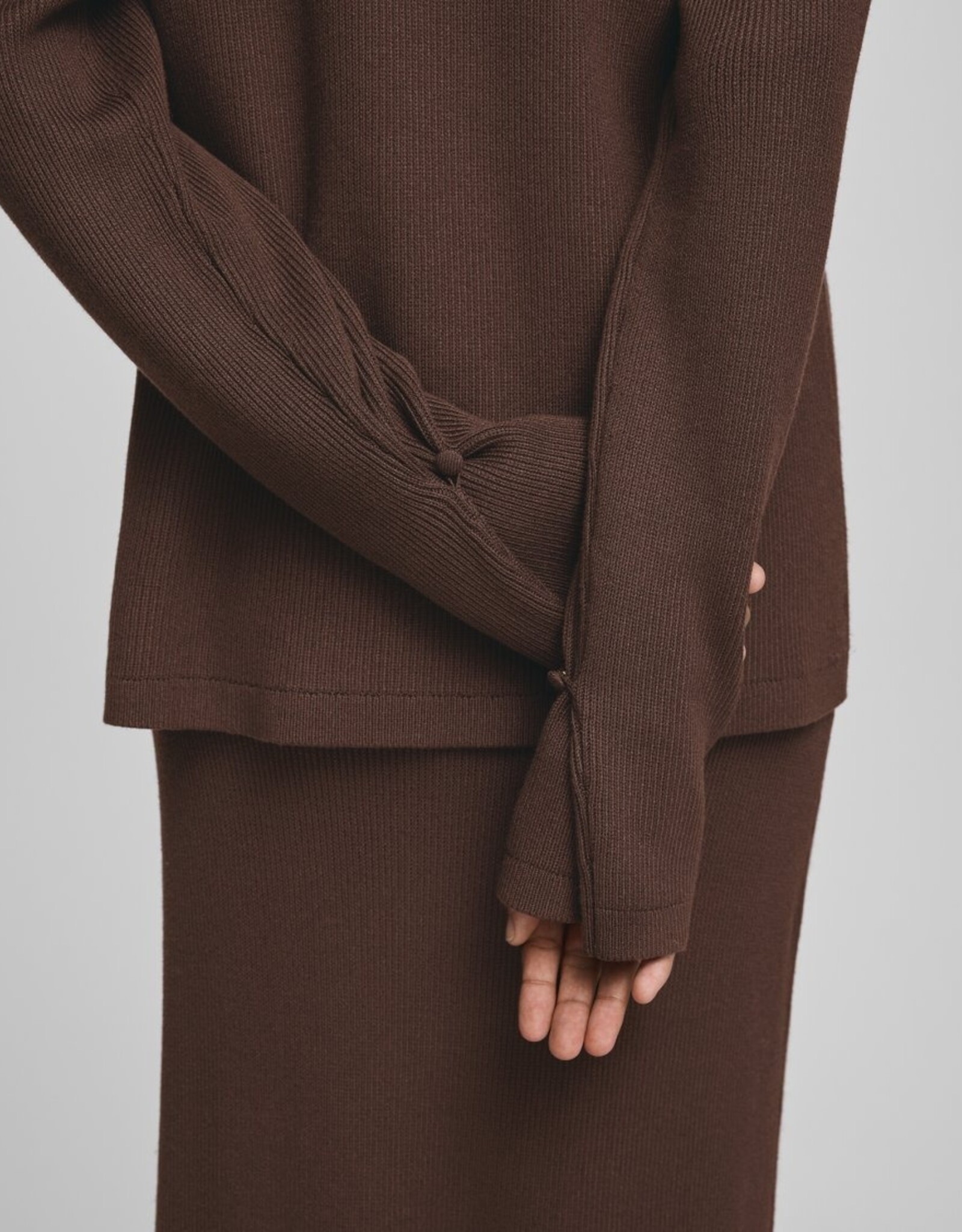 Moss Copenhagen Elfrida Pullover Hot Fudge