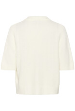 My Essential Wardrobe Ellie Knit Cardigan SS Snow White