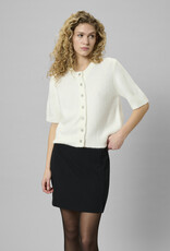My Essential Wardrobe Ellie Knit Cardigan SS Snow White