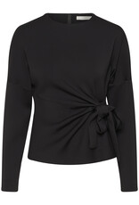 InWear Tri Vincent Knot Blouse Black