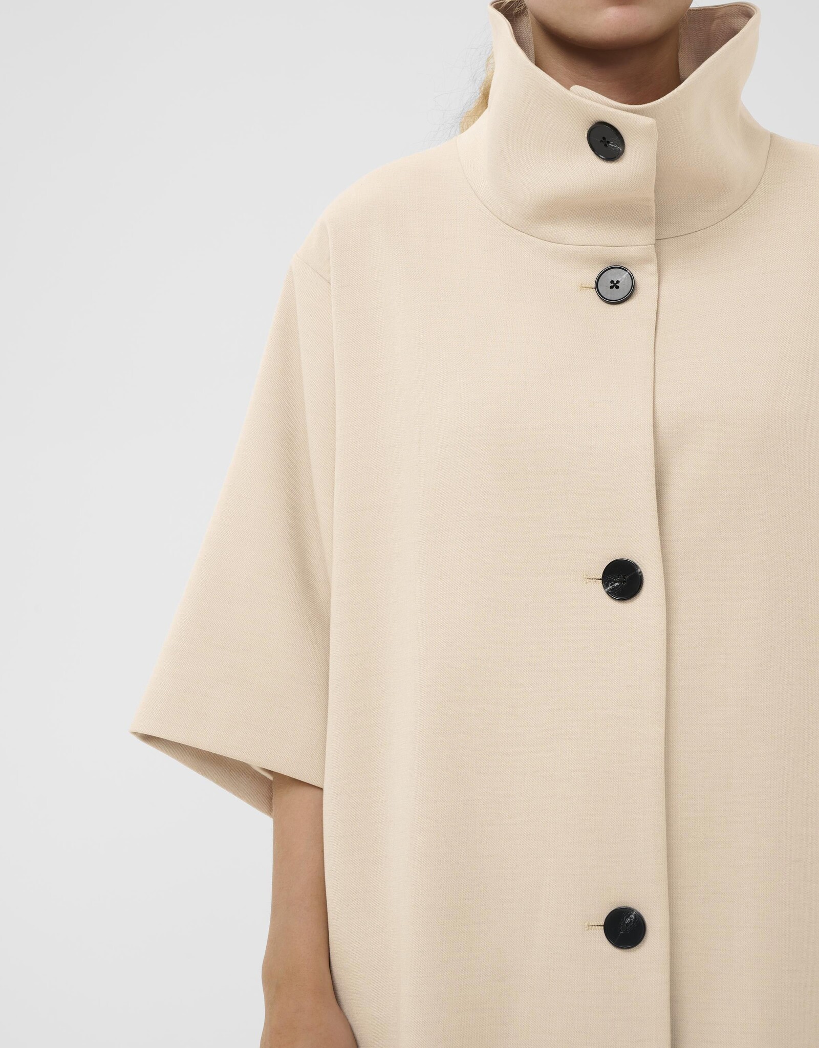 InWear Hollyn Cape Jacket Ecru