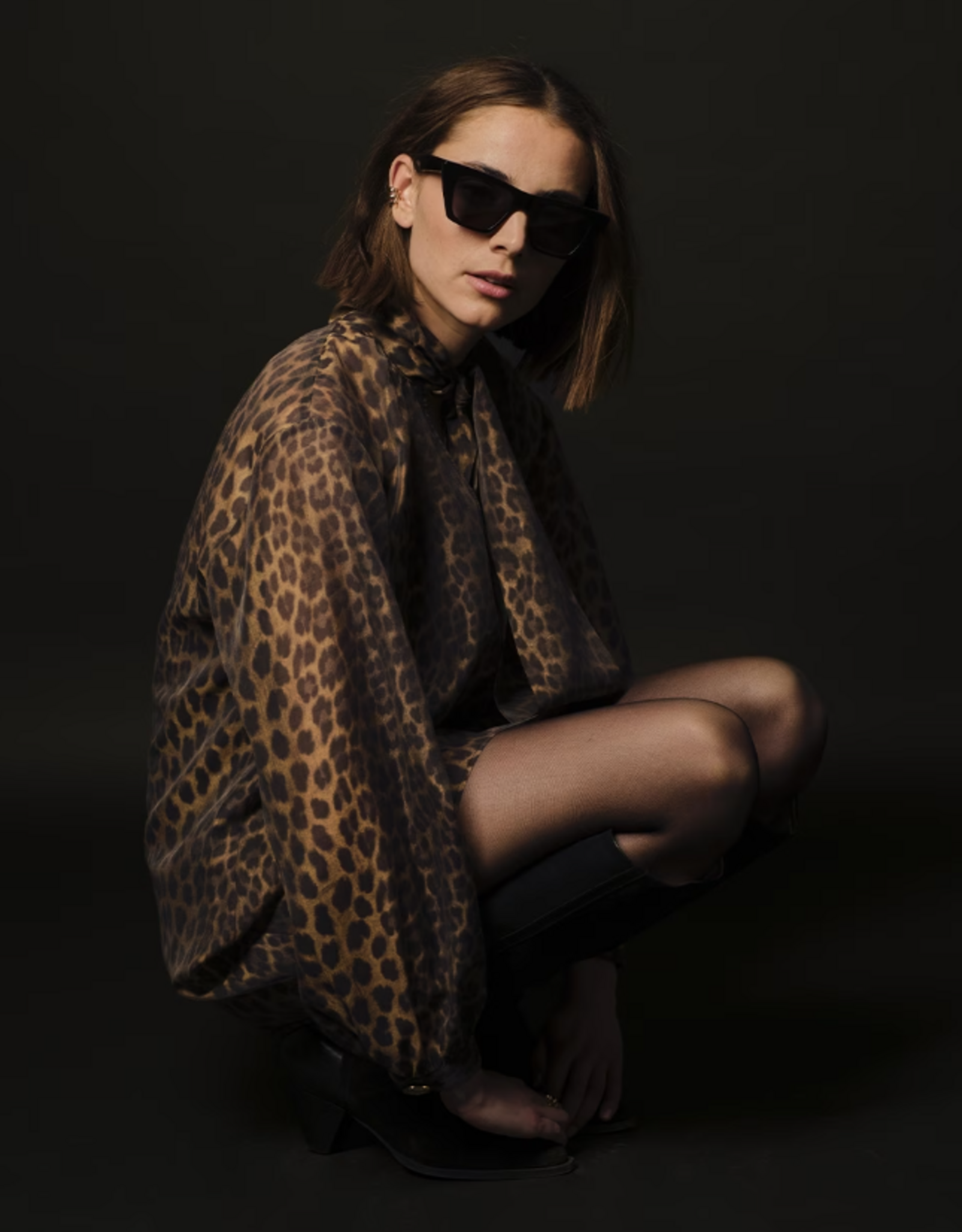 Dante 6 Leigh Leopard Dress Multicolour