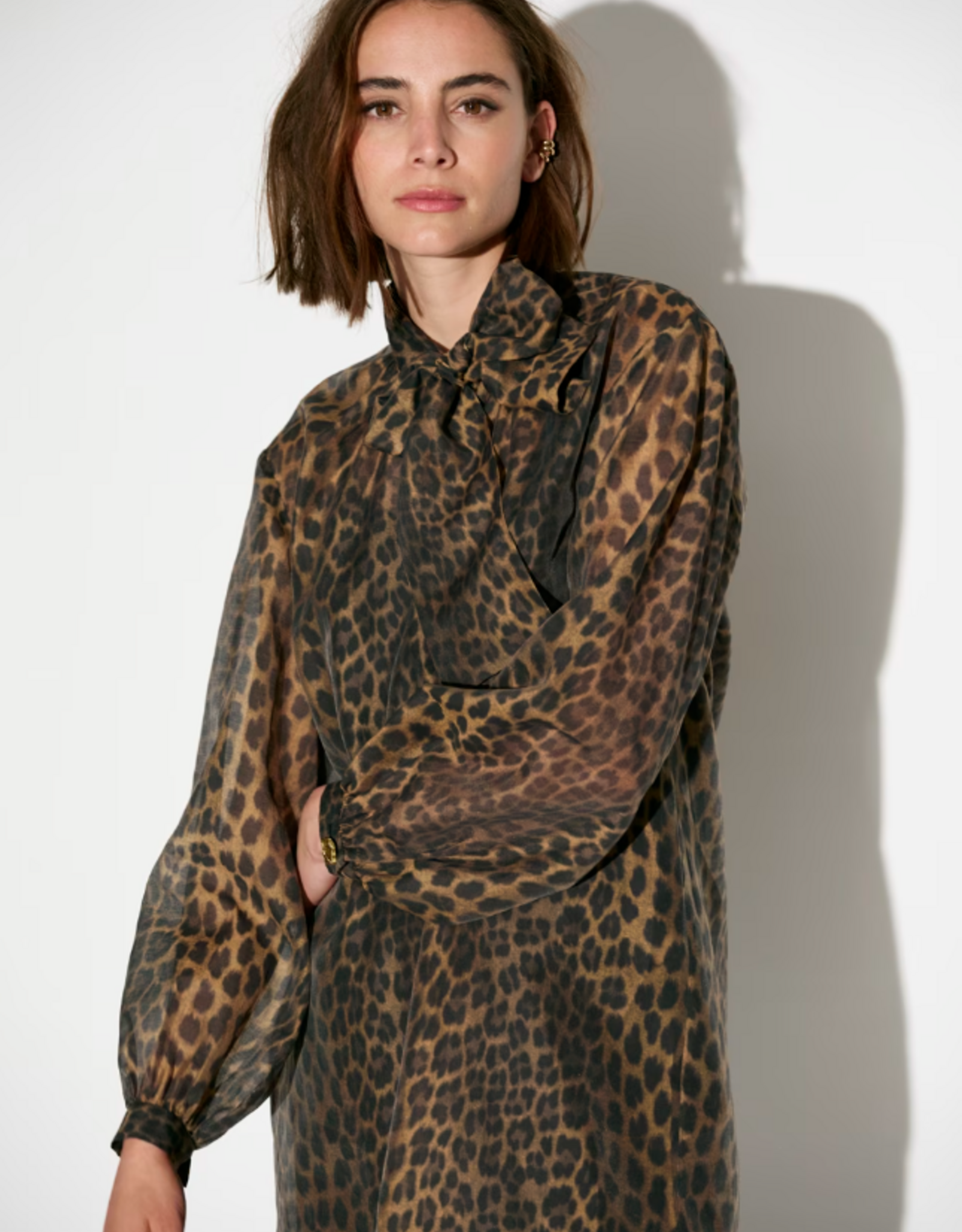 Dante 6 Leigh Leopard Dress Multicolour
