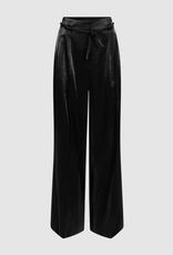 Aaiko Hailey Satin Trousers Black