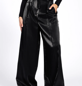 Aaiko Hailey Satin Trousers Black