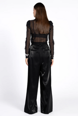 Aaiko Ivona Mesh Top Black