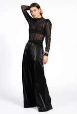 Aaiko Ivona Mesh Top Black