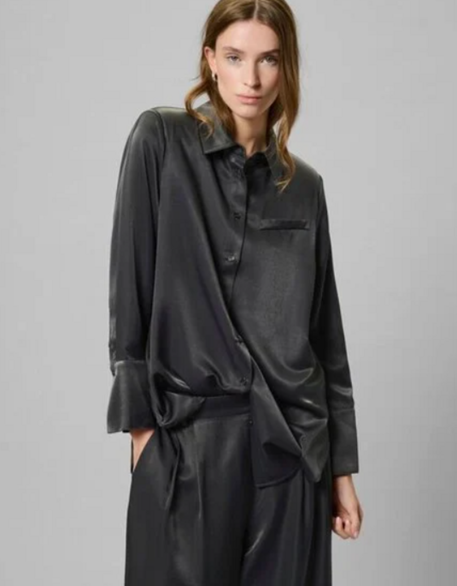 My Essential Wardrobe Estelle Shirt Asphalt