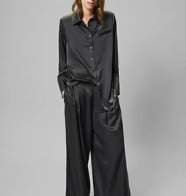 My Essential Wardrobe Estelle Wide Pant Asphalt Long
