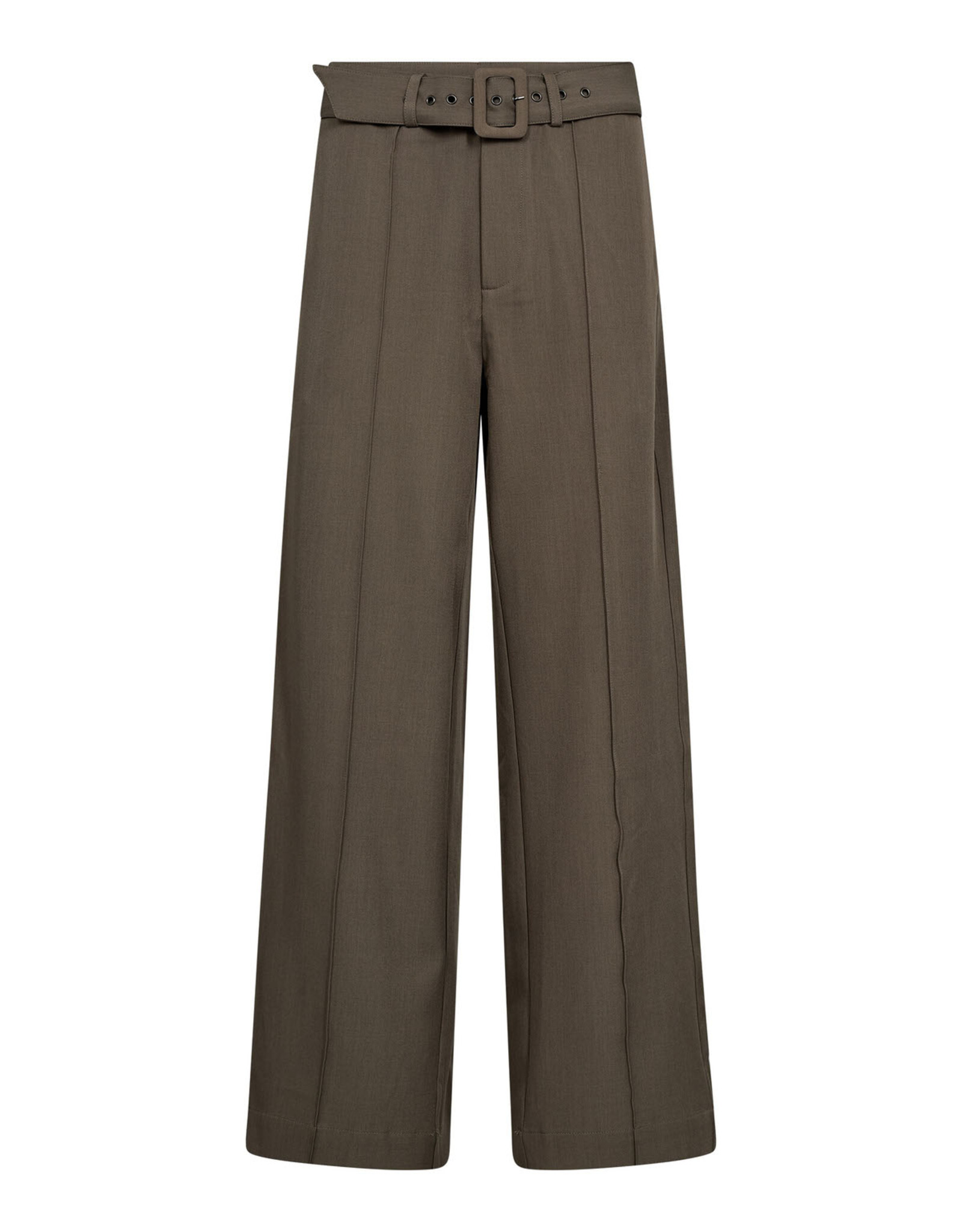 Co'Couture Luna Belt Crease LL Pant Walnut