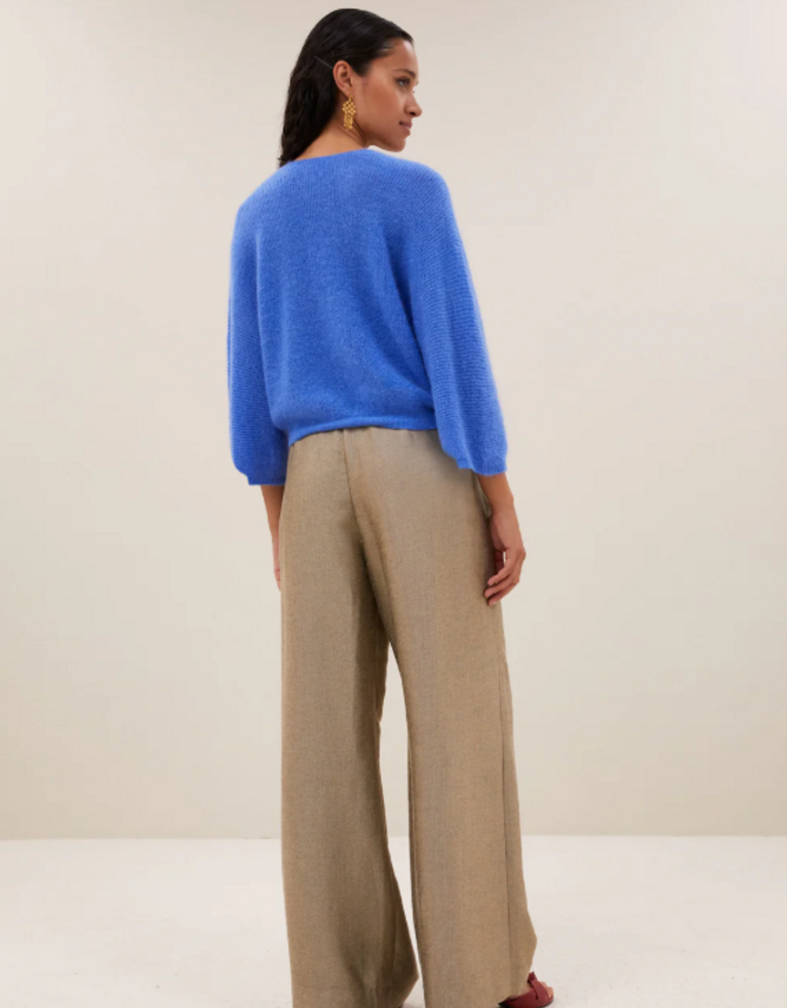 By Bar Indra Cardigan Azul Blue