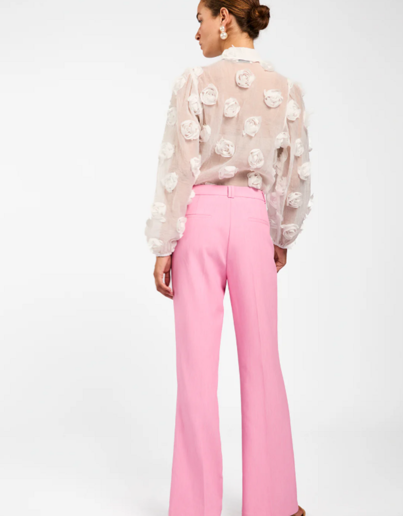 Aaiko Lien Blouse Les Blancs