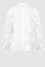 Aaiko Lien Blouse Les Blancs