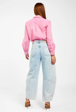 Aaiko Fenne Blouse Coloured Stripe Pink