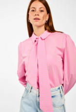 Aaiko Fenne Blouse Coloured Stripe Pink