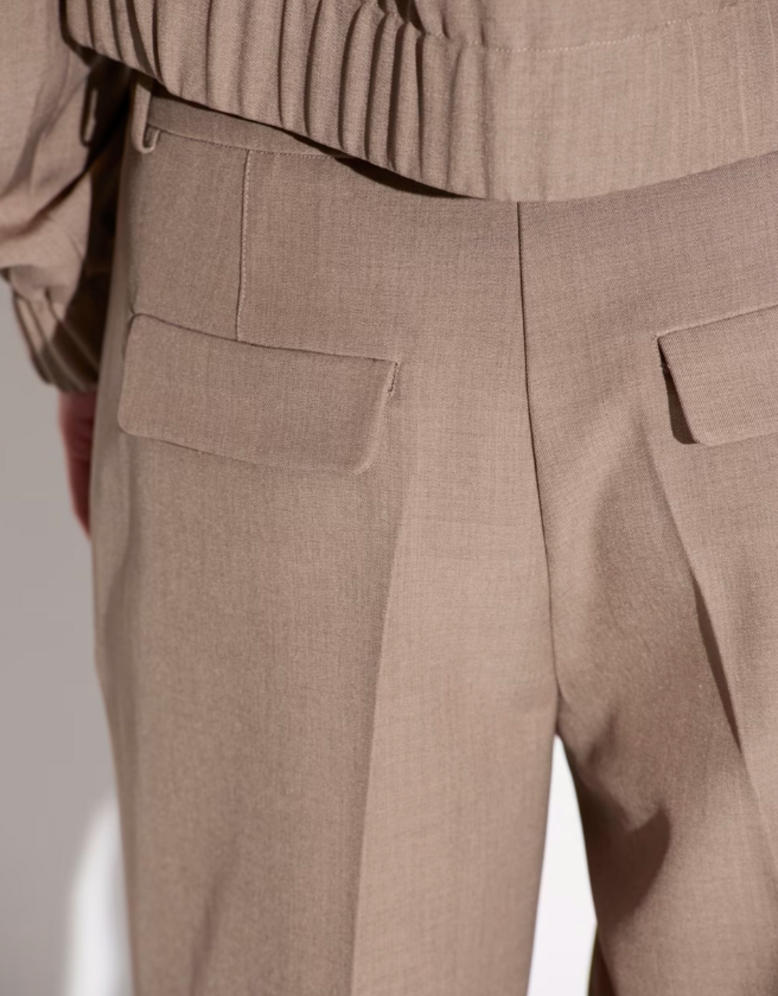 Dante 6 Aries Mélange Pants Timeless Taupe