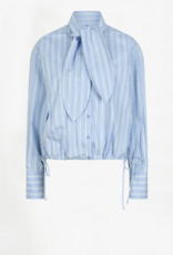 Dante 6 Anubi Stripe Shirt Blue Mist