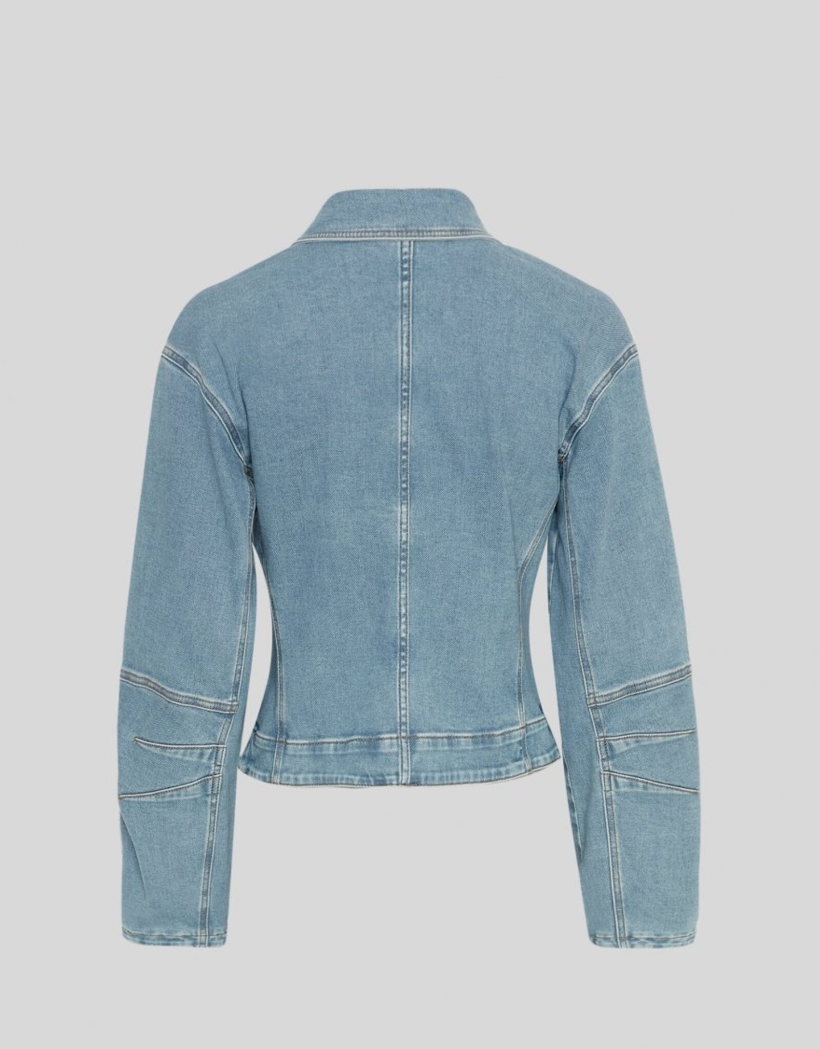 Moss Copenhagen Kabana Tua Denim Jacket Light Blue Wash
