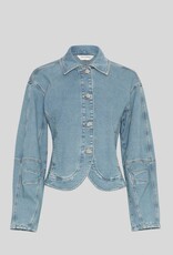Moss Copenhagen Kabana Tua Denim Jacket Light Blue Wash