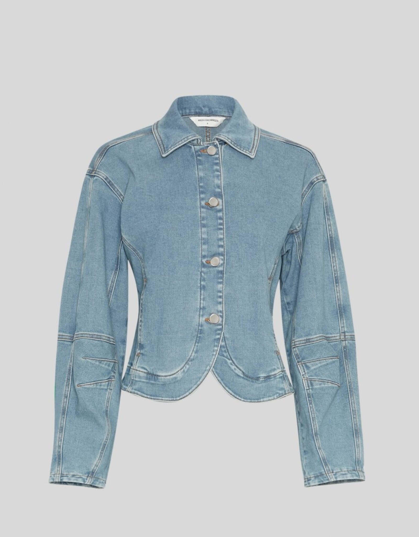 Moss Copenhagen Kabana Tua Denim Jacket Light Blue Wash