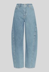Moss Copenhagen Kobane Tua Barrel Jeans Light Blue Wash
