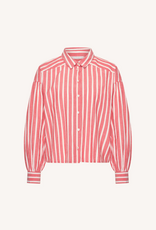 By Bar Sarah Short Red Stripe Blouse