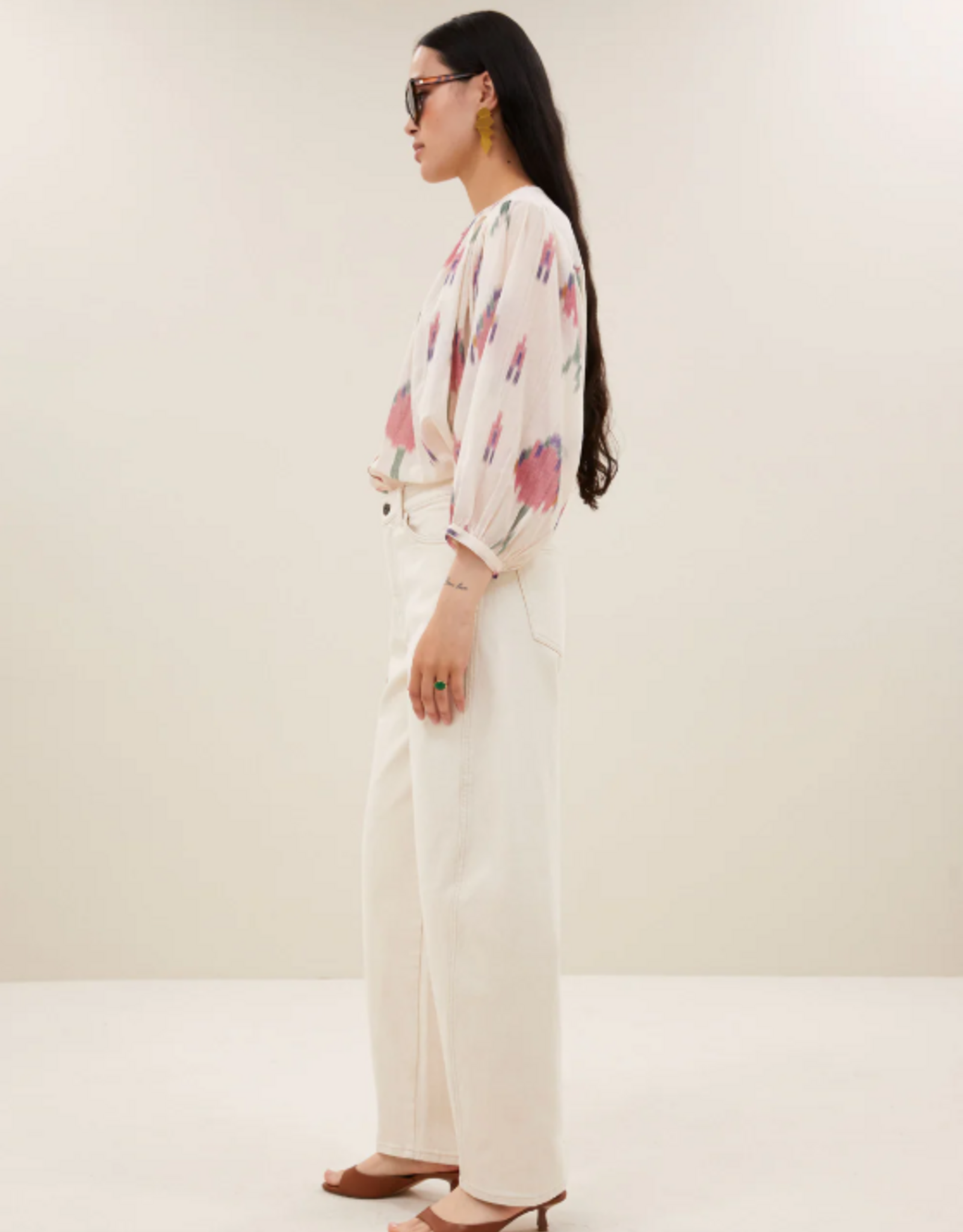 By Bar Becky Ikat Blouse Spring