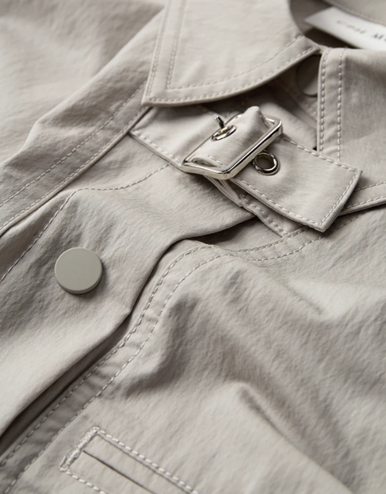 Cph Muse 207356 Lucy Cropped Buckle Shirt Dove