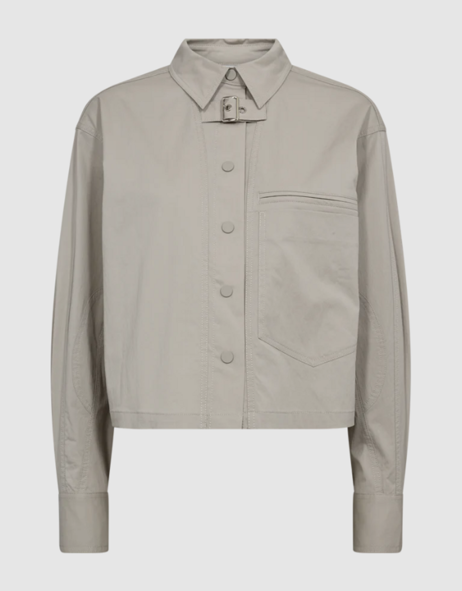 Cph Muse 207356 Lucy Cropped Buckle Shirt Dove