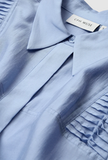 Cph Muse 207346 Molly Lace Detail Shirt Blue Heron