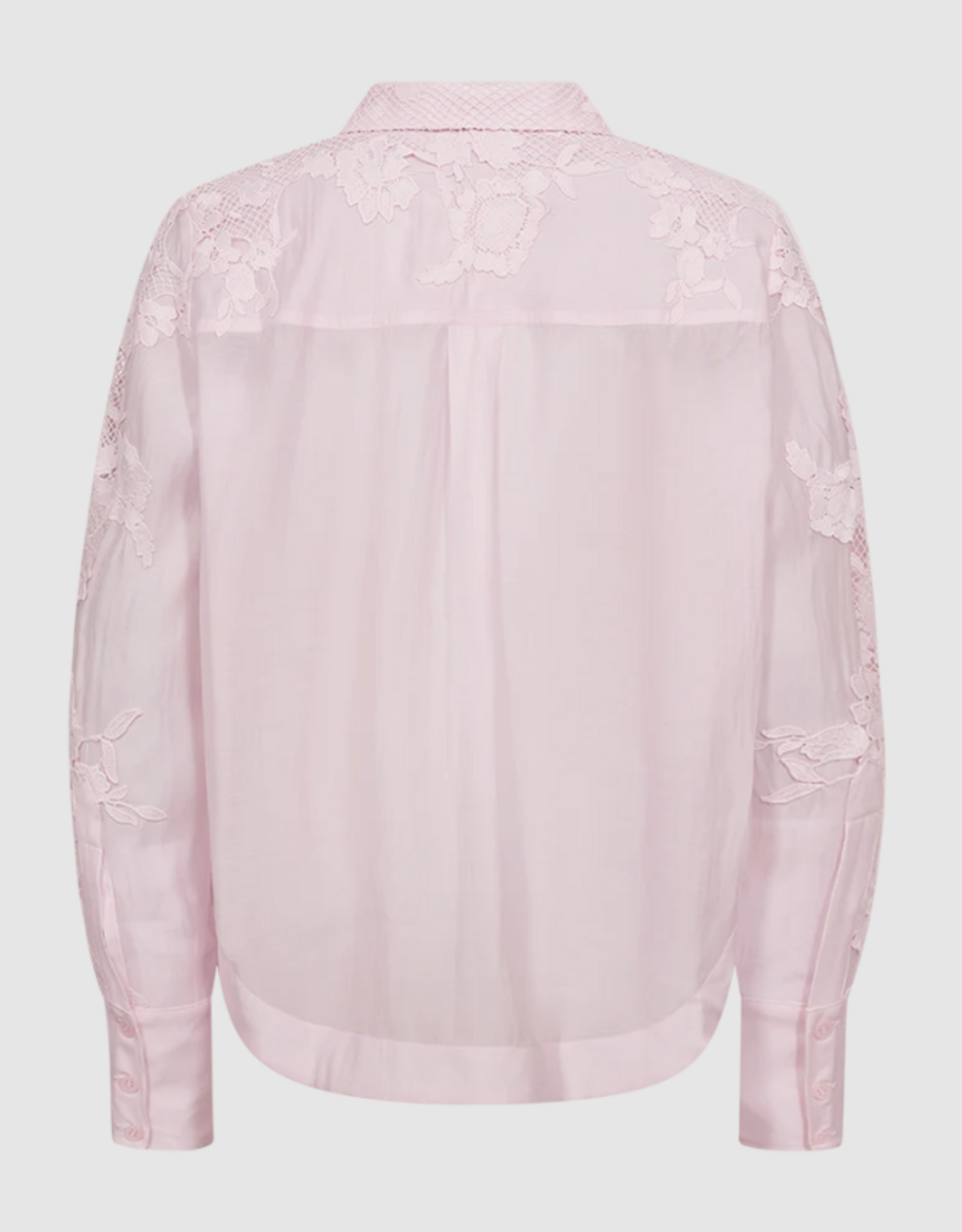Cph Muse 207353 Molly Lace Detail Shirt Orchid Ice