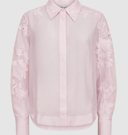 Cph Muse 207353 Molly Lace Detail Shirt Orchid Ice
