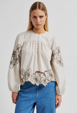 Second Female Elinor Blouse Soft Beige
