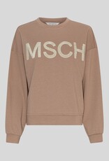 Moss Copenhagen Mela Briena MSCH Sweatshirt Mountain Trail/Oatmeal