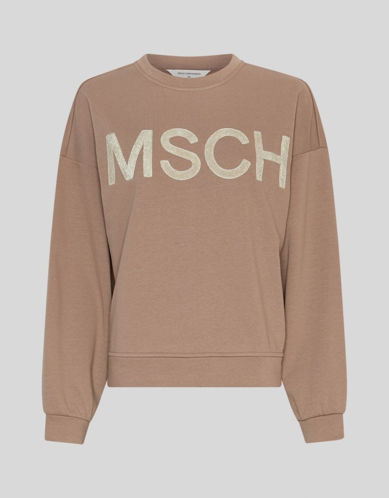 Moss Copenhagen Mela Briena MSCH Sweatshirt Mountain Trail/Oatmeal