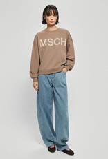 Moss Copenhagen Mela Briena MSCH Sweatshirt Mountain Trail/Oatmeal