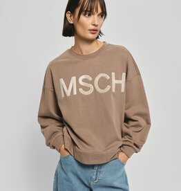 Moss Copenhagen Mela Briena MSCH Sweatshirt Mountain Trail/Oatmeal