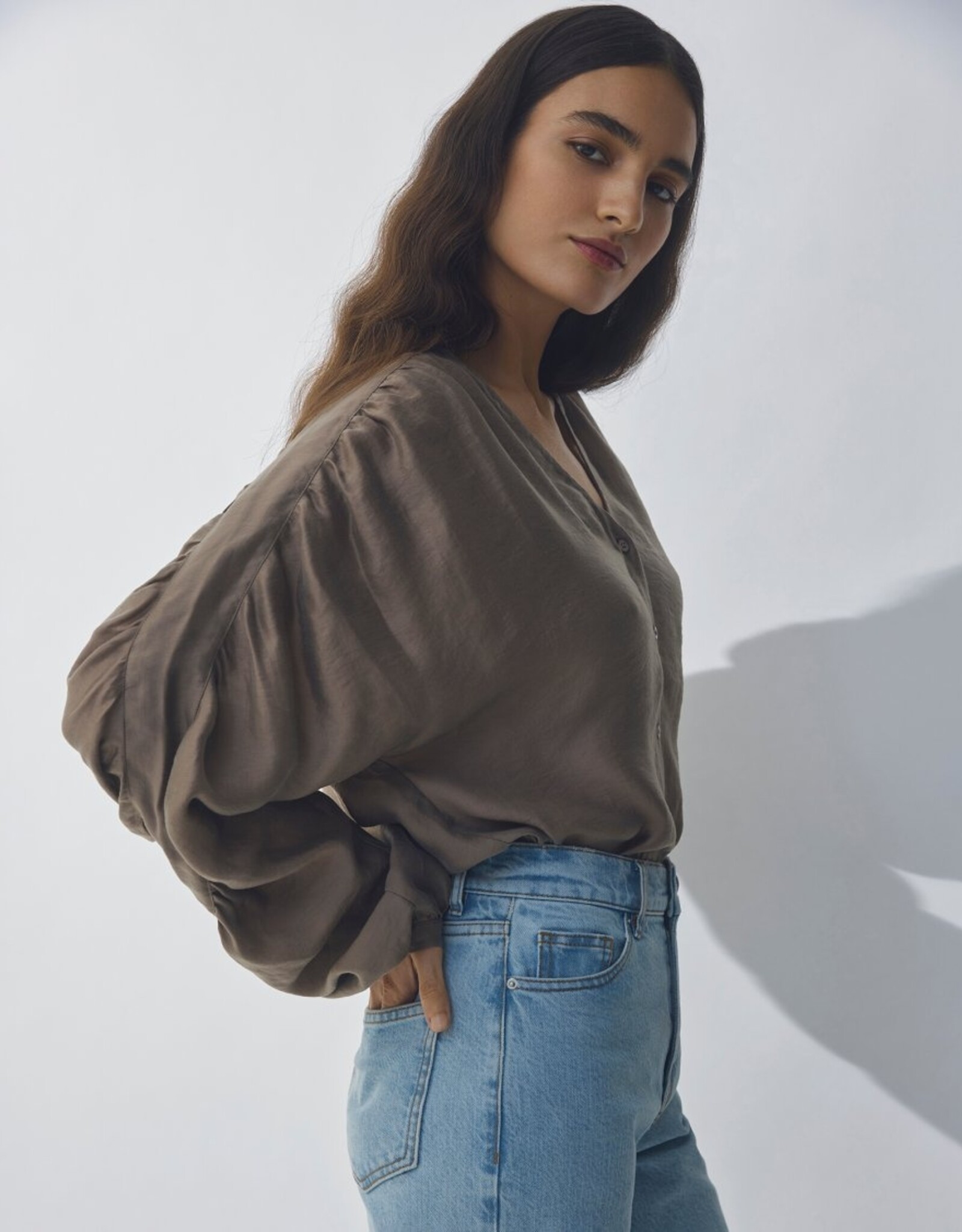 Moss Copenhagen Ramona Rikkelia Volume Shirt Mountain Trail